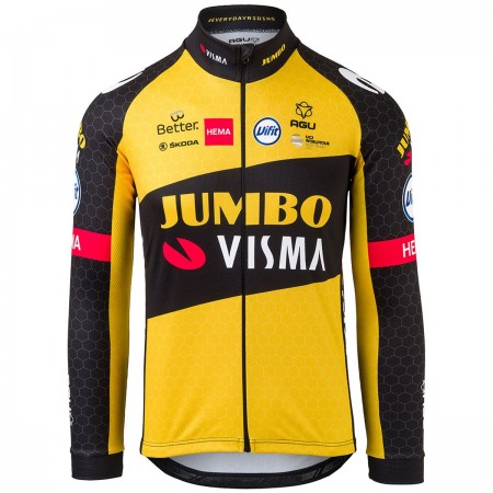 Maillot 2021 Team Jumbo–Visma Manches Longues N005